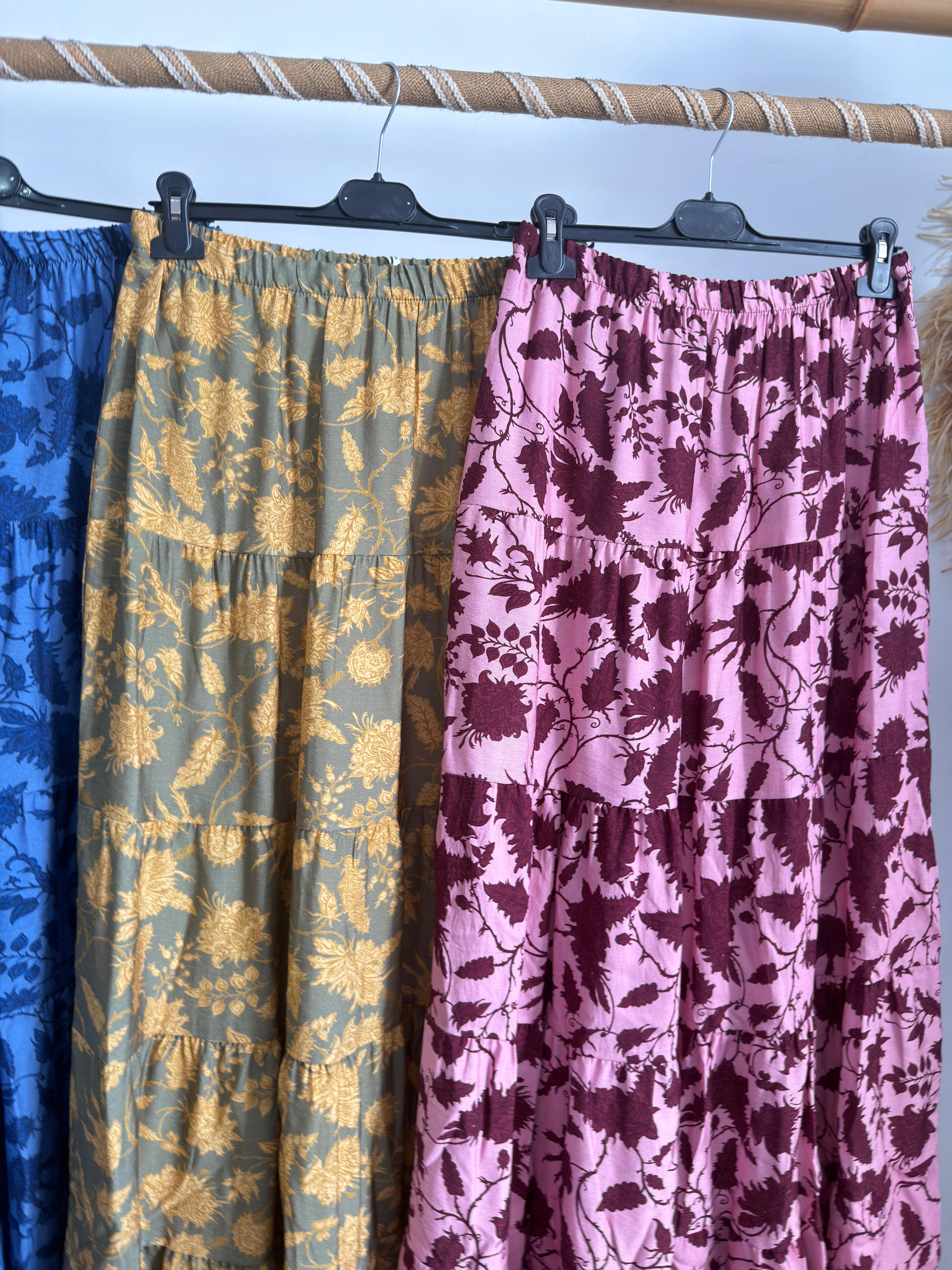 Saia estampada