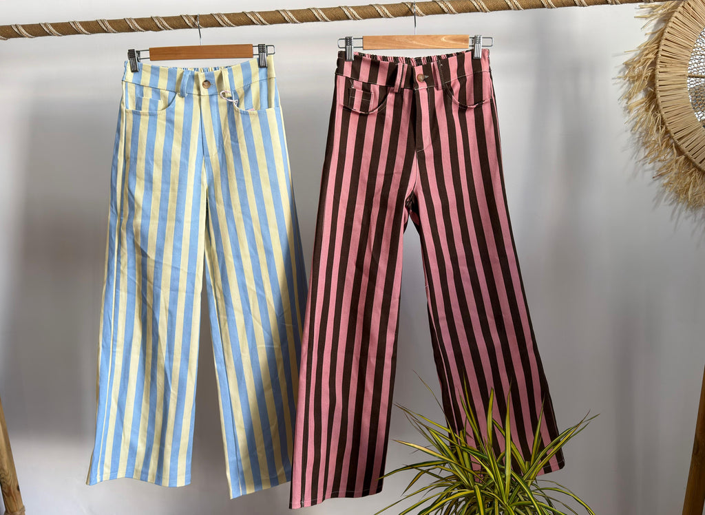 Calças riscas