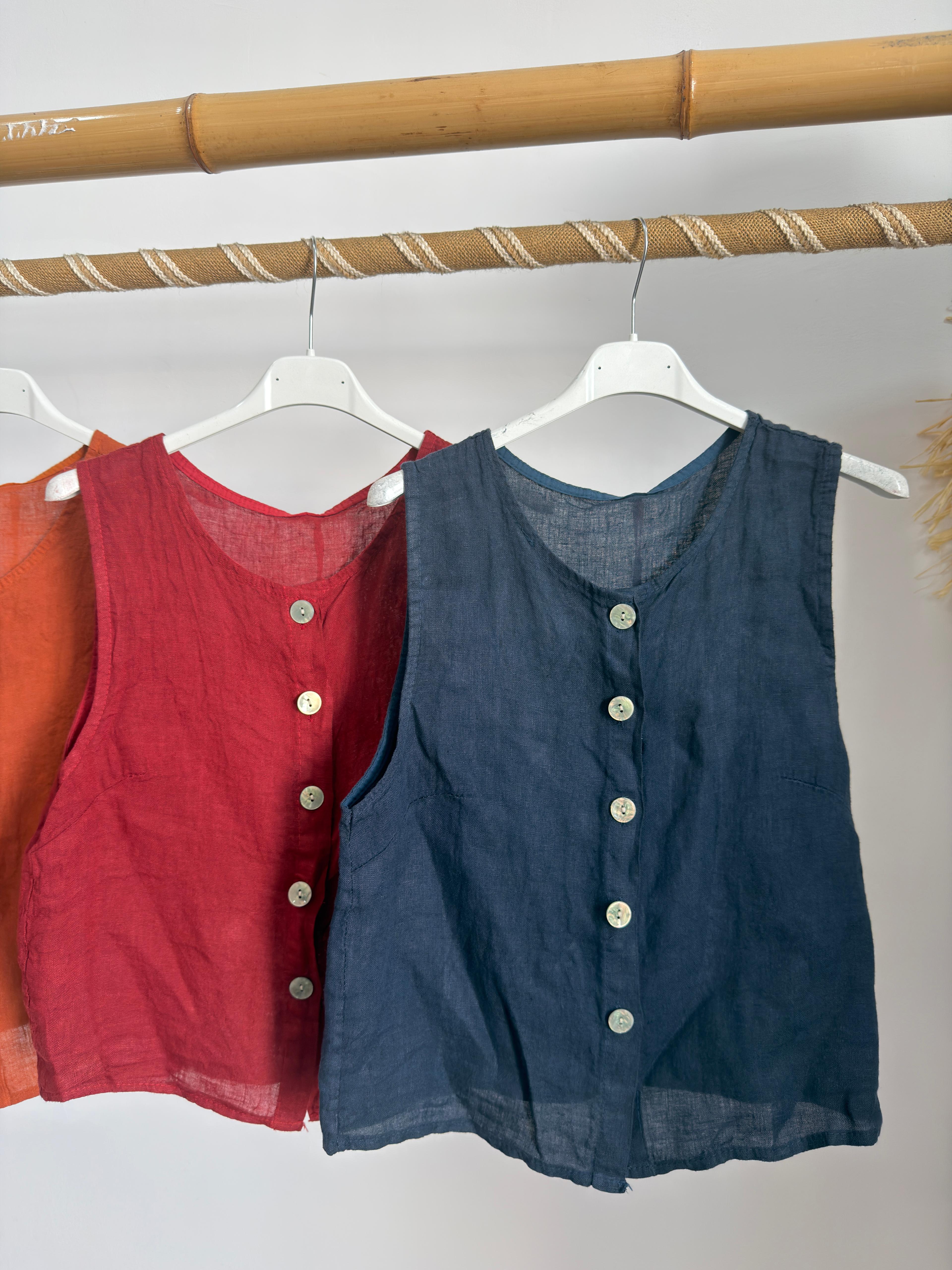 Blusa de linho